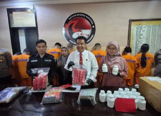 Semangat Sumpah Pemuda Polresta Banyuwangi Komitmen Berantas Narkoba : Ungkap 22 Kasus Amankan 25 Tersangka