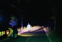 Antisipasi Tindak Kejahatan, Polsek Senori Polres Tuban Polda Jatim Patroli Di Jalur Perbatasan