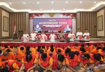 Polda Jatim Berhasil Ungkap 1.443 Kasus dan Amankan 1.135 Tersangka Selama Operasi Sikat Semeru 2025