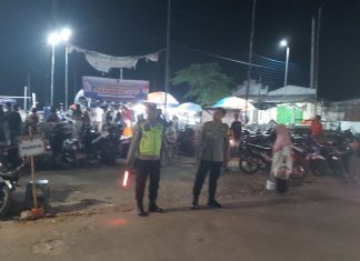 Polsek Kenduruan Polres Tuban Amankan Laga Turnamen Bola Volly Barokah Cup III Tingkat SDN Area Tuban Selatan tahun 2025