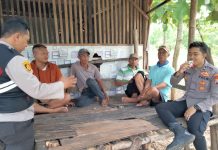 Dialogis Dengan Warga Binaan, Bhabinkamtibmas Sampaikan Pesan Kamtibmas