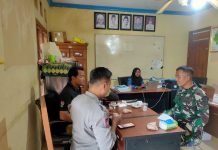 Bersinergi Petugas Polmas Polsek Senori Polres Tuban Bersama Tiga Pilar Ciptakan Desa Aman