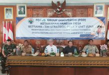 Kasium Polsek Senori Polres Tuban Menghadiri Kegiatan Focus Group Discussion Yang Diselenggarakan Oleh Kemendes PDT Di Desa Rayung