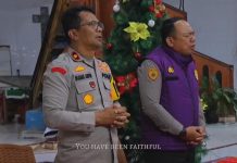 Rayakan Natal Bersama Warga Terdampak Bencana, Polri Hadir di Dua Gereja HKBP Tapanuli Utara