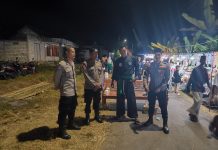 Anggota Polsek Montong PAM Pagar Nusa Bersholawat