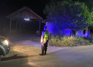 Patroli Blue Light Polsek Kenduruan Polres Tuban Ciptakan Rasa Aman di Jam Rawan Kriminalitas
