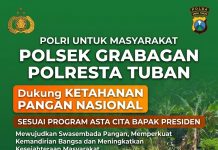 ANGGOTA POLSEK GRABAGAN SAMBANG DESA BINAAN, PANTAU LAHAN JAGUNG DAN MEMASTIKAN SISTEM IRIGASI MASIH LANCAR
