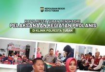 “KAPOLRESTA TUBAN HADIRI KEGIATAN PROLANIS, Wujud KEPEDULIAN TERHADAP KESEHATAN ANGGOTA DAN PURNAWIRAWAN POLRI”