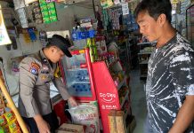 UNIT RESKRIM POLSEK KENDURUAN POLRESTA TUBAN PANTAU HARGA BERAS DAN SEMBAKO, STOK MASIH AMAN DAN TERKENDALI